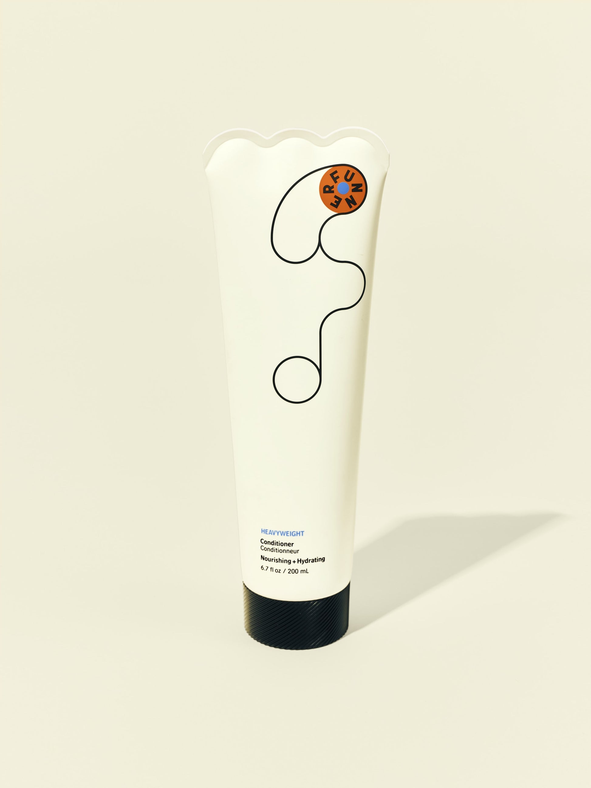 Front solo packshot of Heavyweight 6.7 oz tube against a beige background